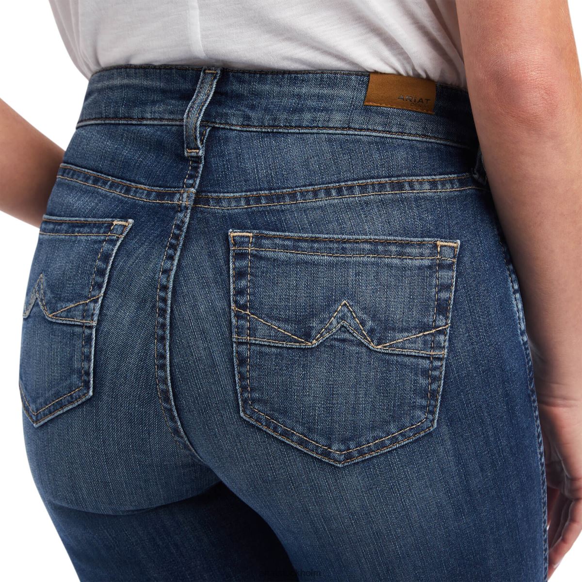 bottnar Ariat slimmad byxa mckenna jean med vida ben natalia kvinnor F04842575