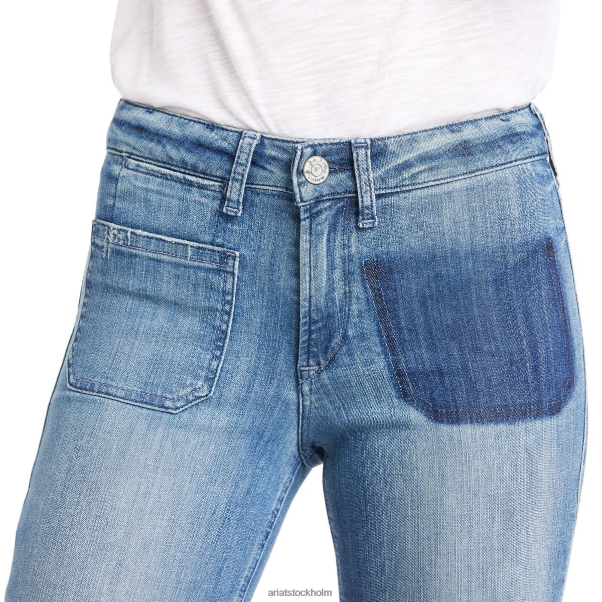 bottnar Ariat slimmad byxa vivianne jeans med vida ben alabama kvinnor F04842585