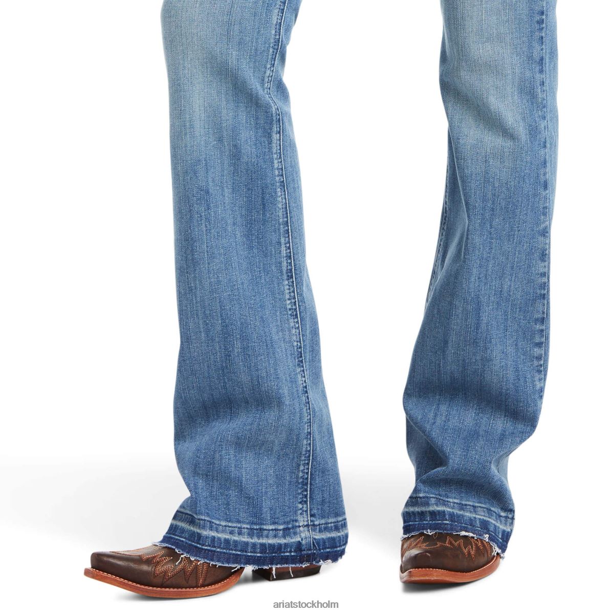 bottnar Ariat slimmad byxa vivianne jeans med vida ben alabama kvinnor F04842585