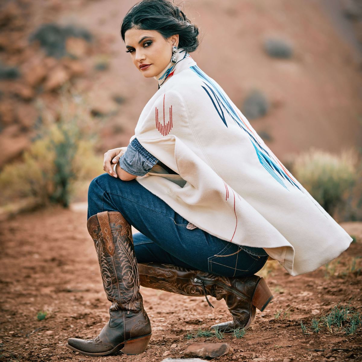 bottnar Ariat verklig. ella raka jeans Skölj kvinnor F04842583