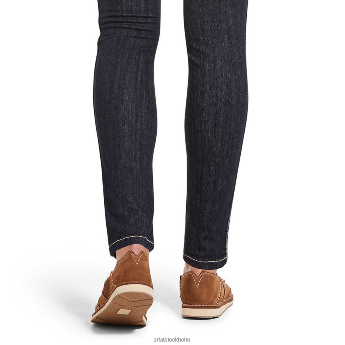 bottnar Ariat verklig. ella skinny jeans med mid rise stretch yttersöm himmelsk kvinnor F04842555