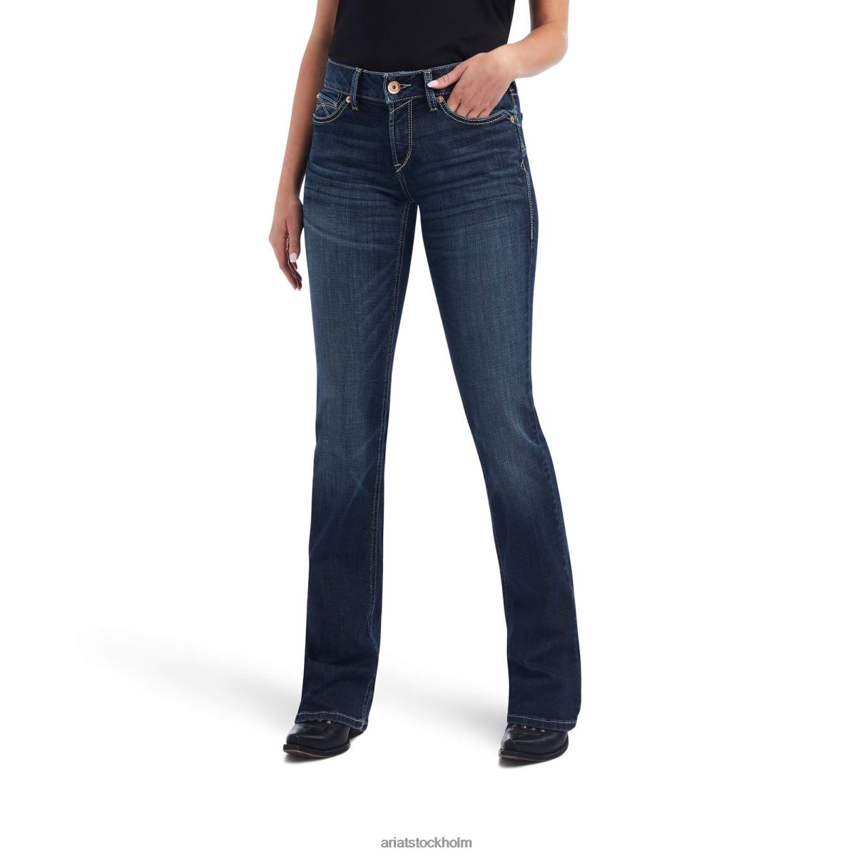 bottnar Ariat verklig. estella boot cut jean Missouri kvinnor F04842578
