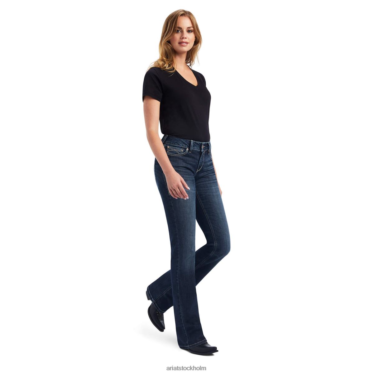 bottnar Ariat verklig. estella boot cut jean Missouri kvinnor F04842578