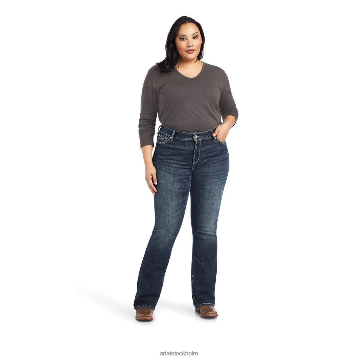 bottnar Ariat verklig. estella boot cut jean Missouri kvinnor F04842578