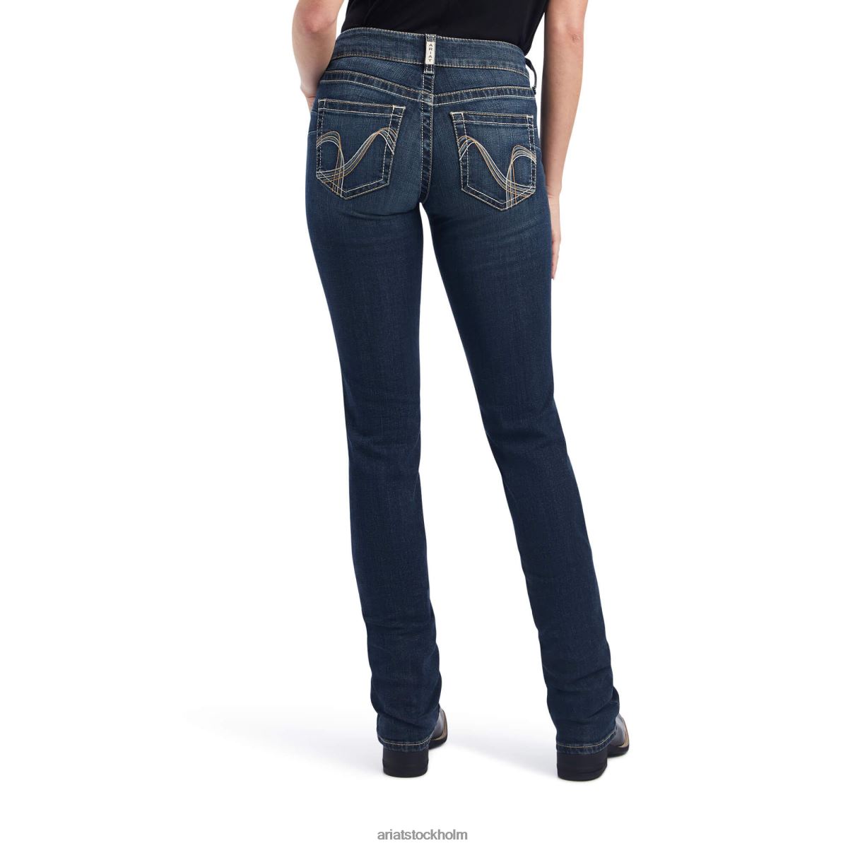 bottnar Ariat verklig. fresia raka jeans pasadena kvinnor F04842608