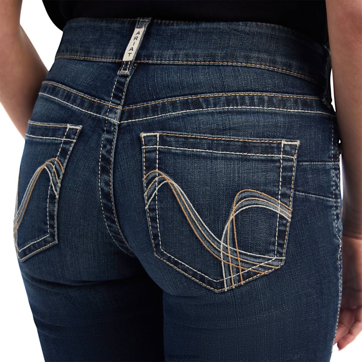 bottnar Ariat verklig. fresia raka jeans pasadena kvinnor F04842608