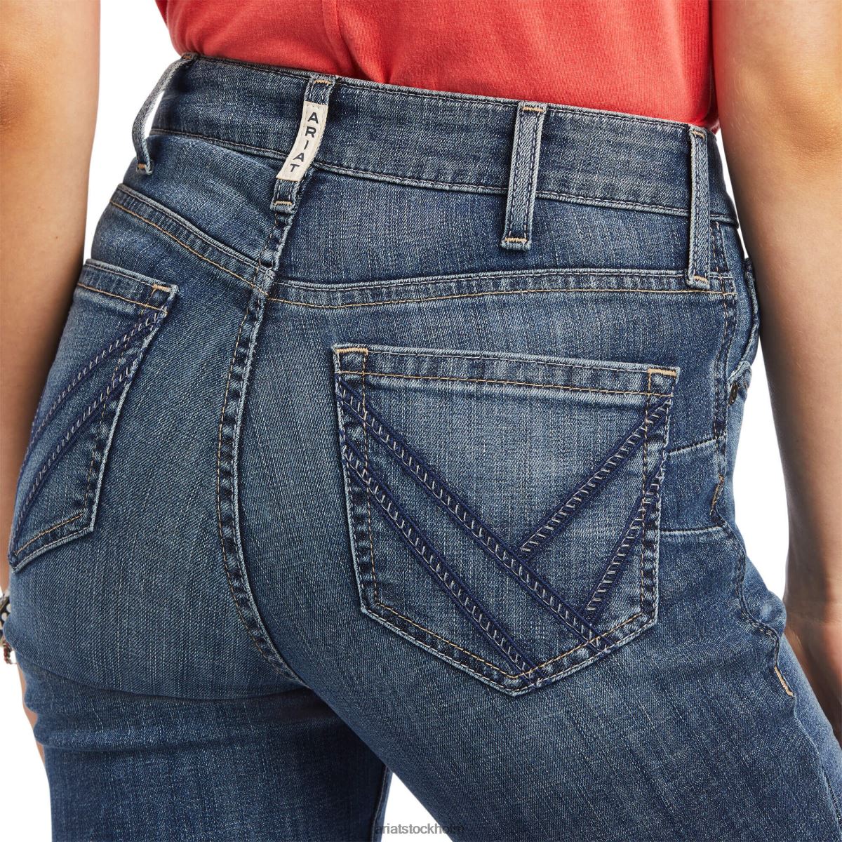 bottnar Ariat verklig. hög resp kalani extreme flare jeans kanadensiska kvinnor F04842573