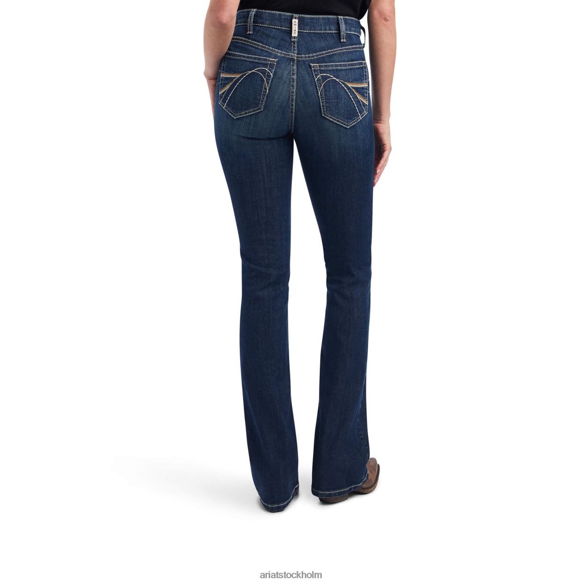 bottnar Ariat verklig. höghus Dorothy boot cut jeans Stillahavstvätt kvinnor F04842589