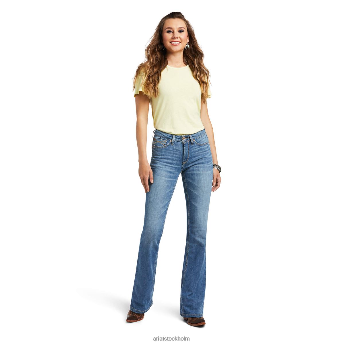 bottnar Ariat verklig. höghus daniela boot cut Tennessee kvinnor F04842549