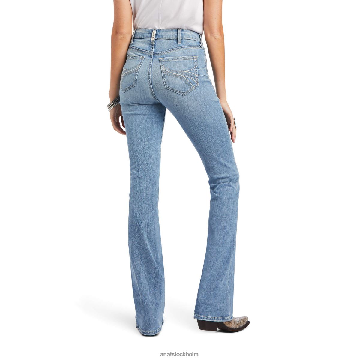 bottnar Ariat verklig. jeans i hög höjd med stövelskuren colorado kvinnor F04842511