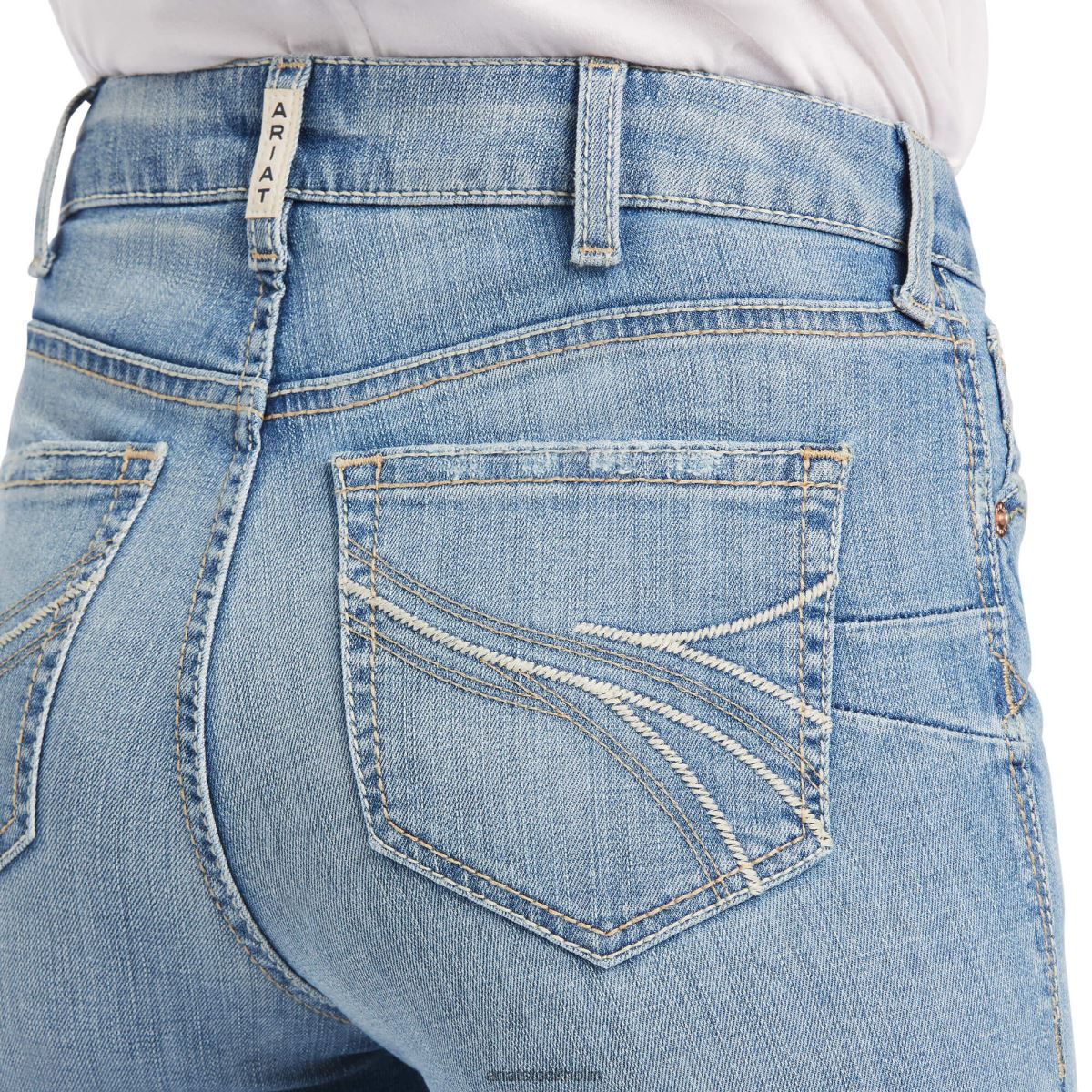 bottnar Ariat verklig. jeans i hög höjd med stövelskuren colorado kvinnor F04842511