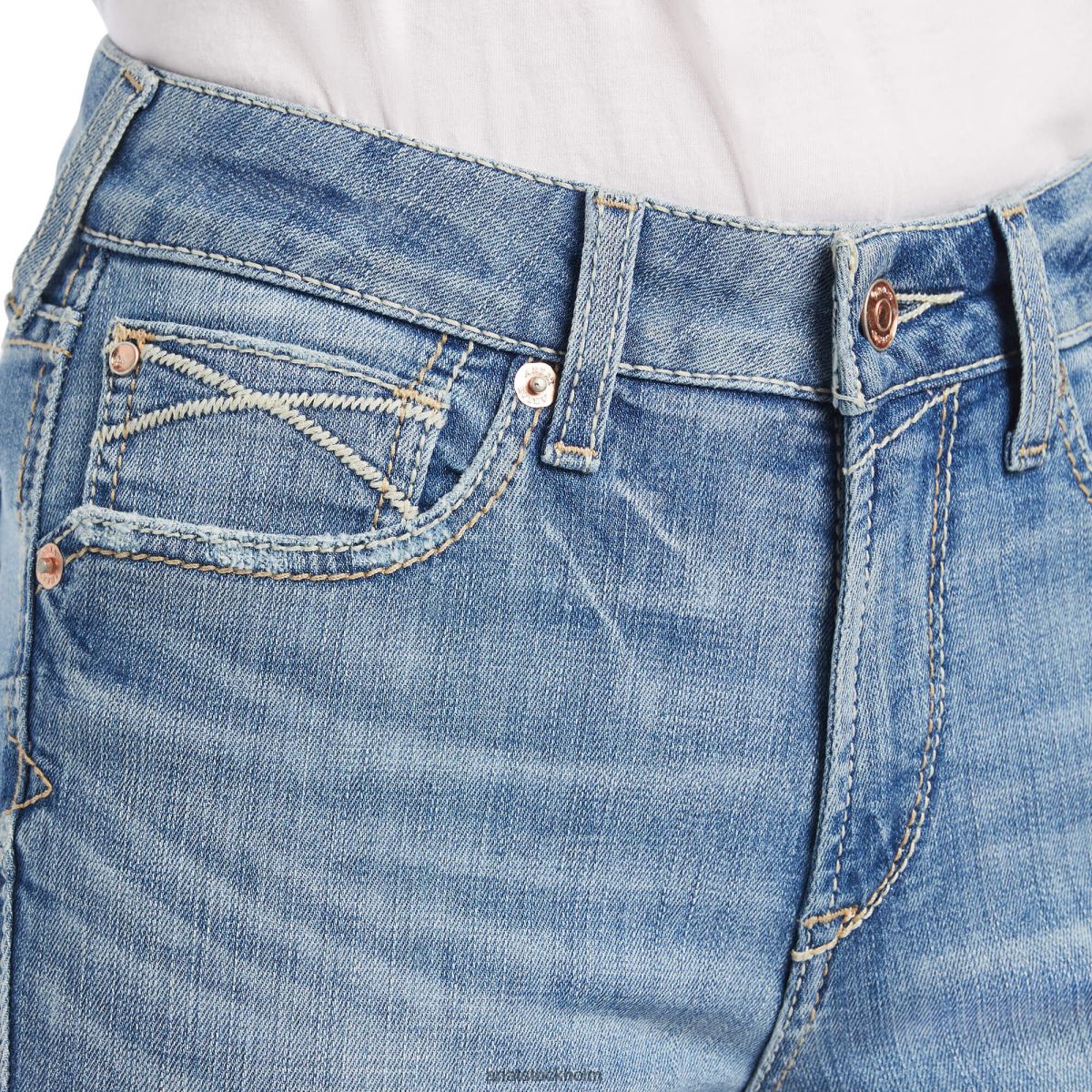 bottnar Ariat verklig. jeans i hög höjd med stövelskuren colorado kvinnor F04842511