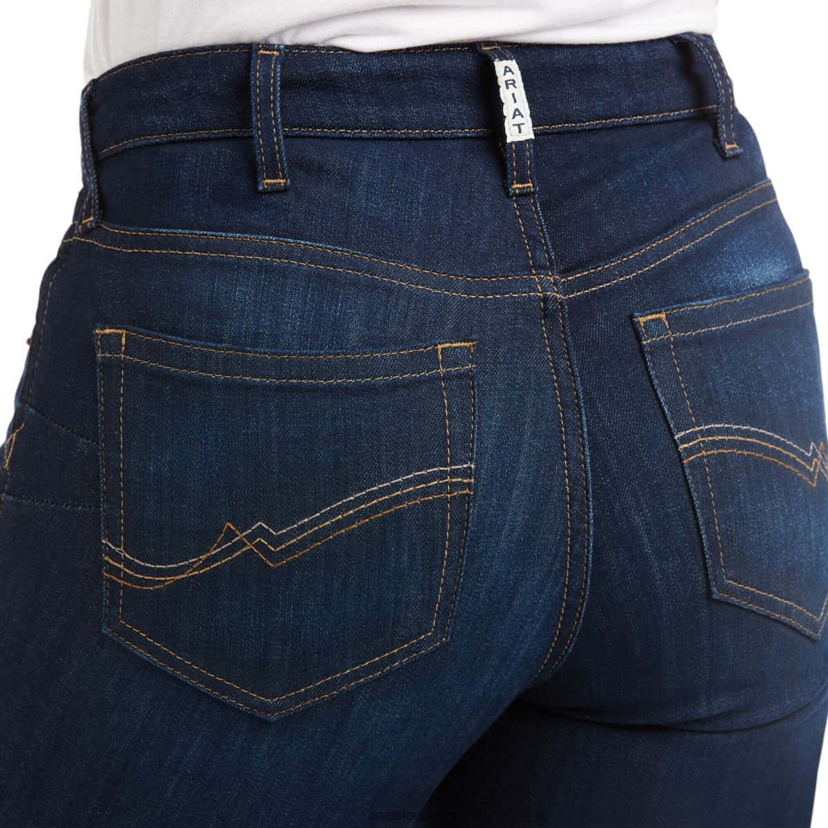 bottnar Ariat verklig. jeans med hög höjd ballary boot cut pennsylvania kvinnor F04842513