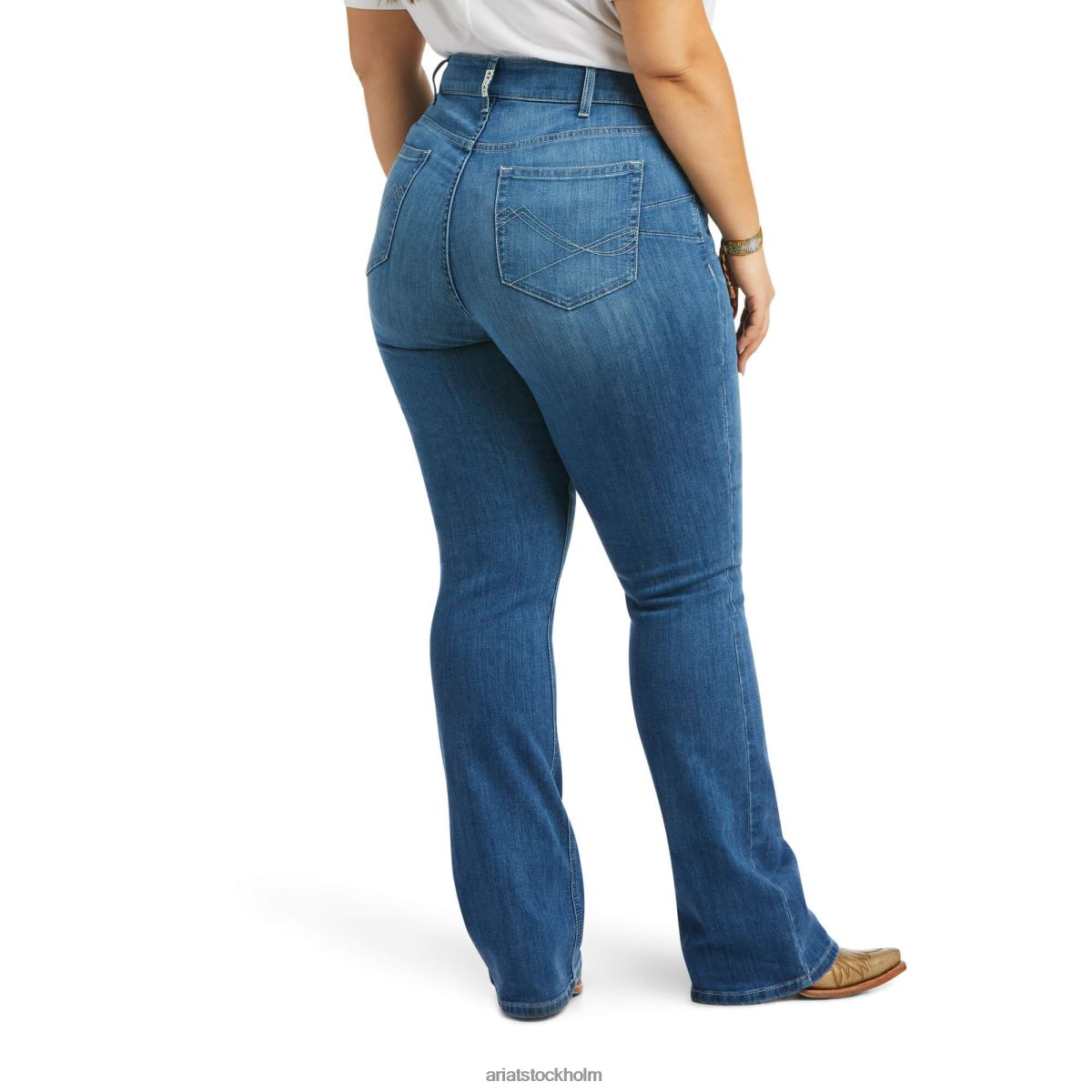 bottnar Ariat verklig. mellanhög patricia boot cut jean maine kvinnor F04842516