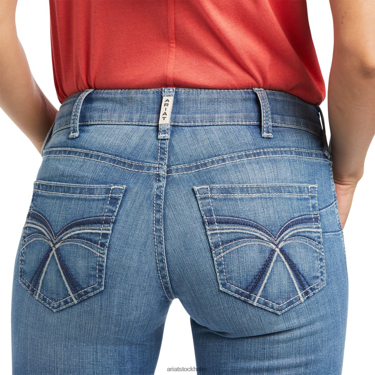 bottnar Ariat verklig. mid rise allessandra boot cut jean Tennessee kvinnor F04842605