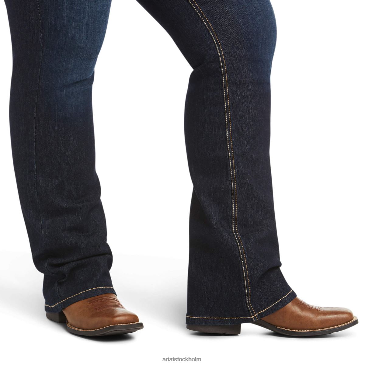 bottnar Ariat verklig. mid rise arrow fit jocelyn boot cut jean nashville kvinnor F04842523