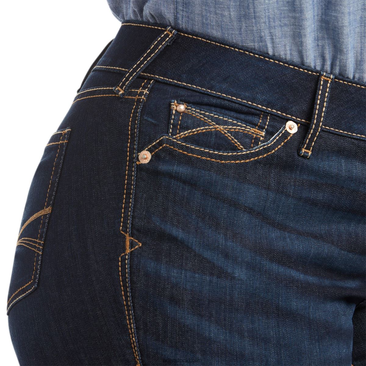 bottnar Ariat verklig. mid rise arrow fit jocelyn boot cut jean nashville kvinnor F04842523