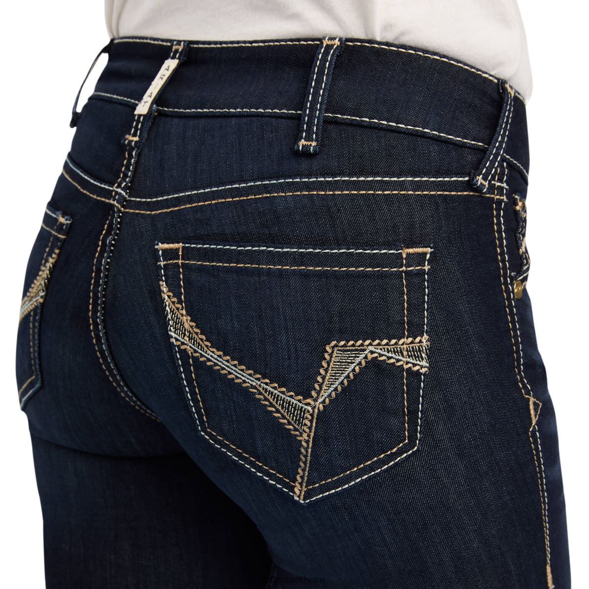 bottnar Ariat verklig. perfect rise arrow danna boot cut jean nashville kvinnor F04842557