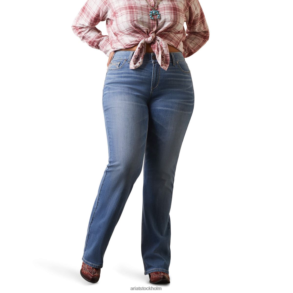 bottnar Ariat verklig. perfekt höjning jayla boot cut jean Tennessee kvinnor F04842508