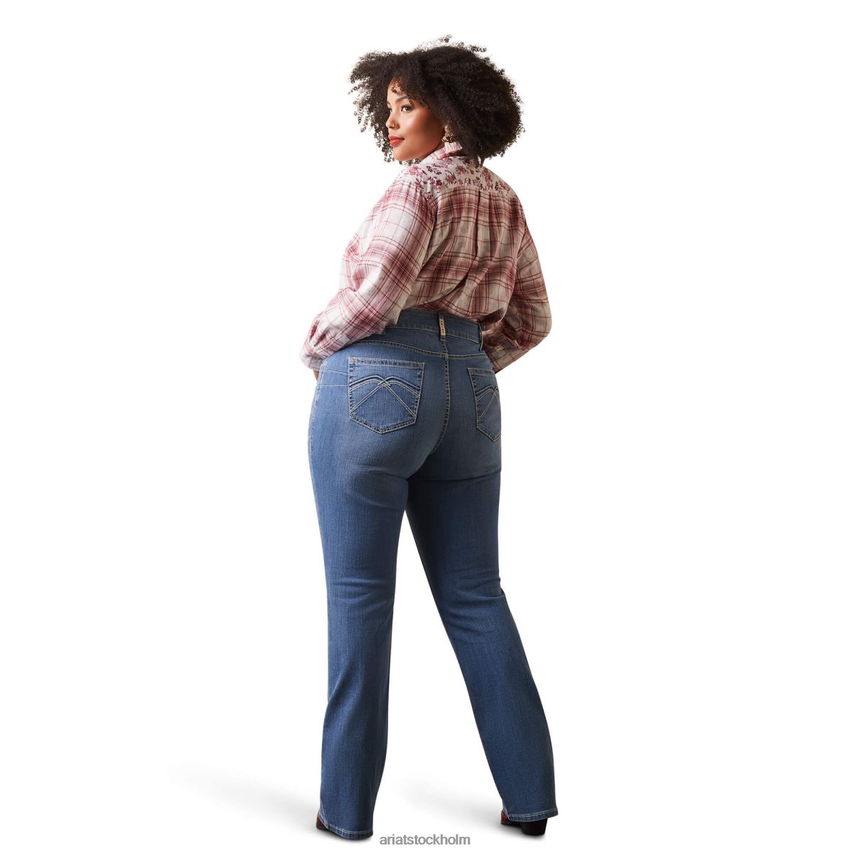 bottnar Ariat verklig. perfekt höjning jayla boot cut jean Tennessee kvinnor F04842508