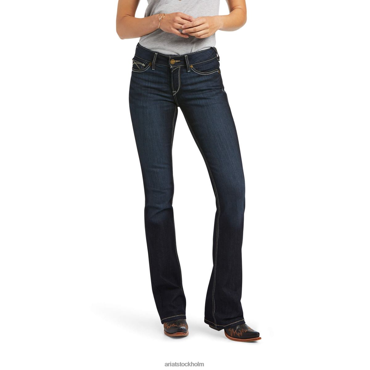 bottnar Ariat verklig. perfekt rise contessa boot cut jean nashville kvinnor F04842527