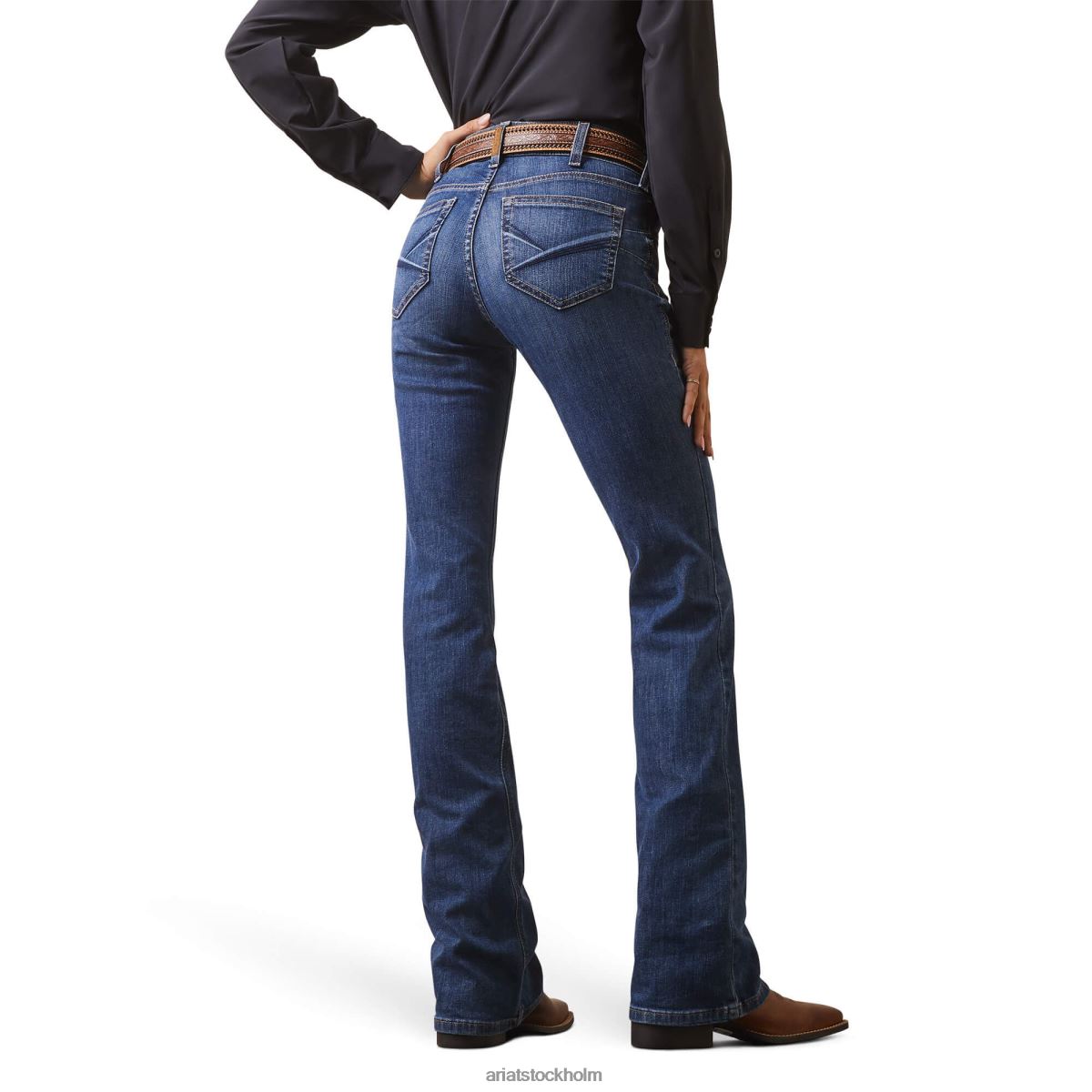 bottnar Ariat verklig. perfekt stiga leila boot cut jean irvine kvinnor F04842530