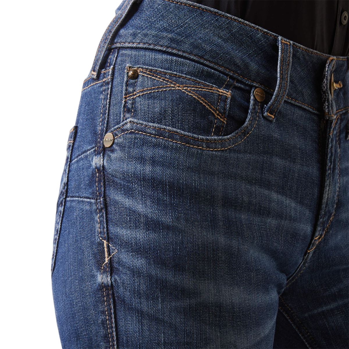 bottnar Ariat verklig. perfekt stiga leila boot cut jean irvine kvinnor F04842530