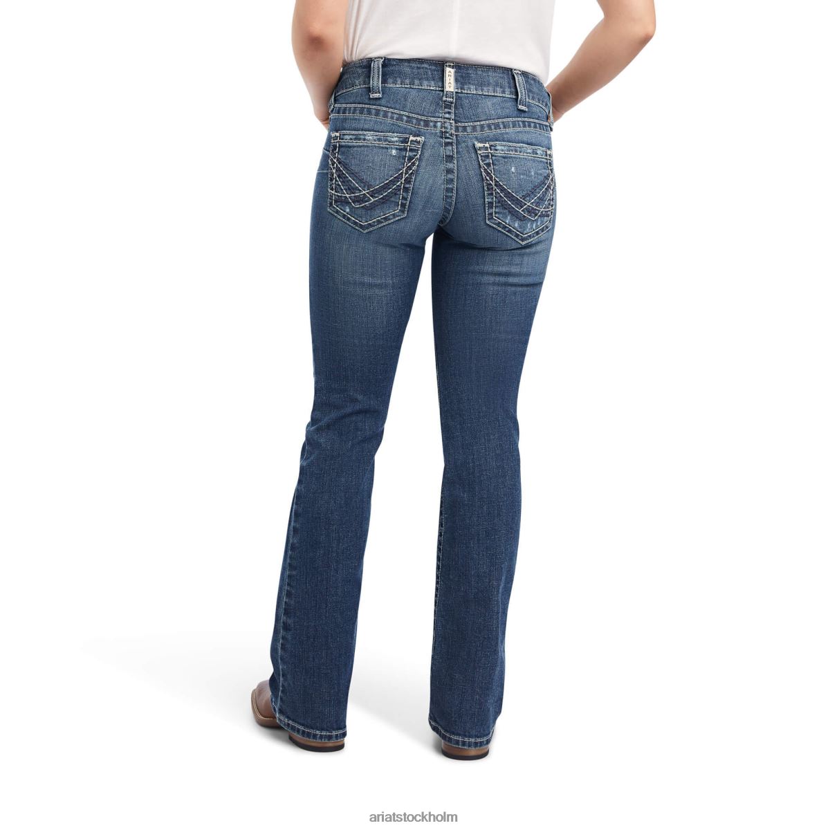 bottnar Ariat verklig. raquel boot cut jean med medelhög höjd kanadensiska kvinnor F04842565
