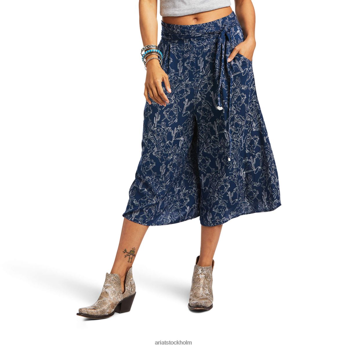 bottnar Ariat bucking häst goucho multitryck kvinnor F04842682