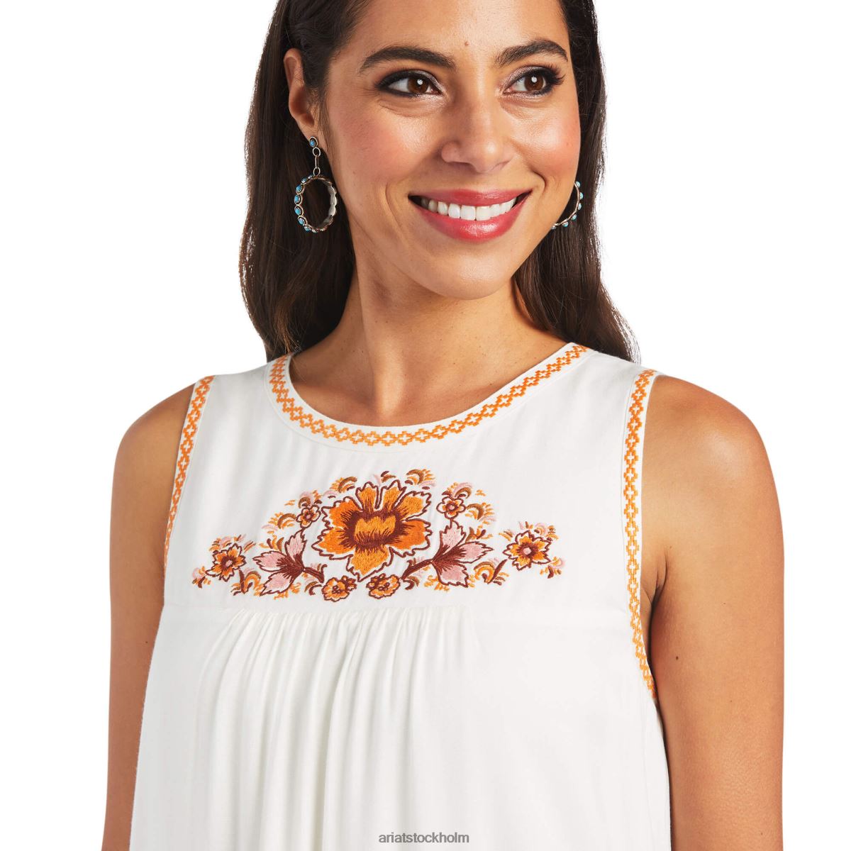 bottnar Ariat dalklänning blanc de blanc kvinnor F04843301