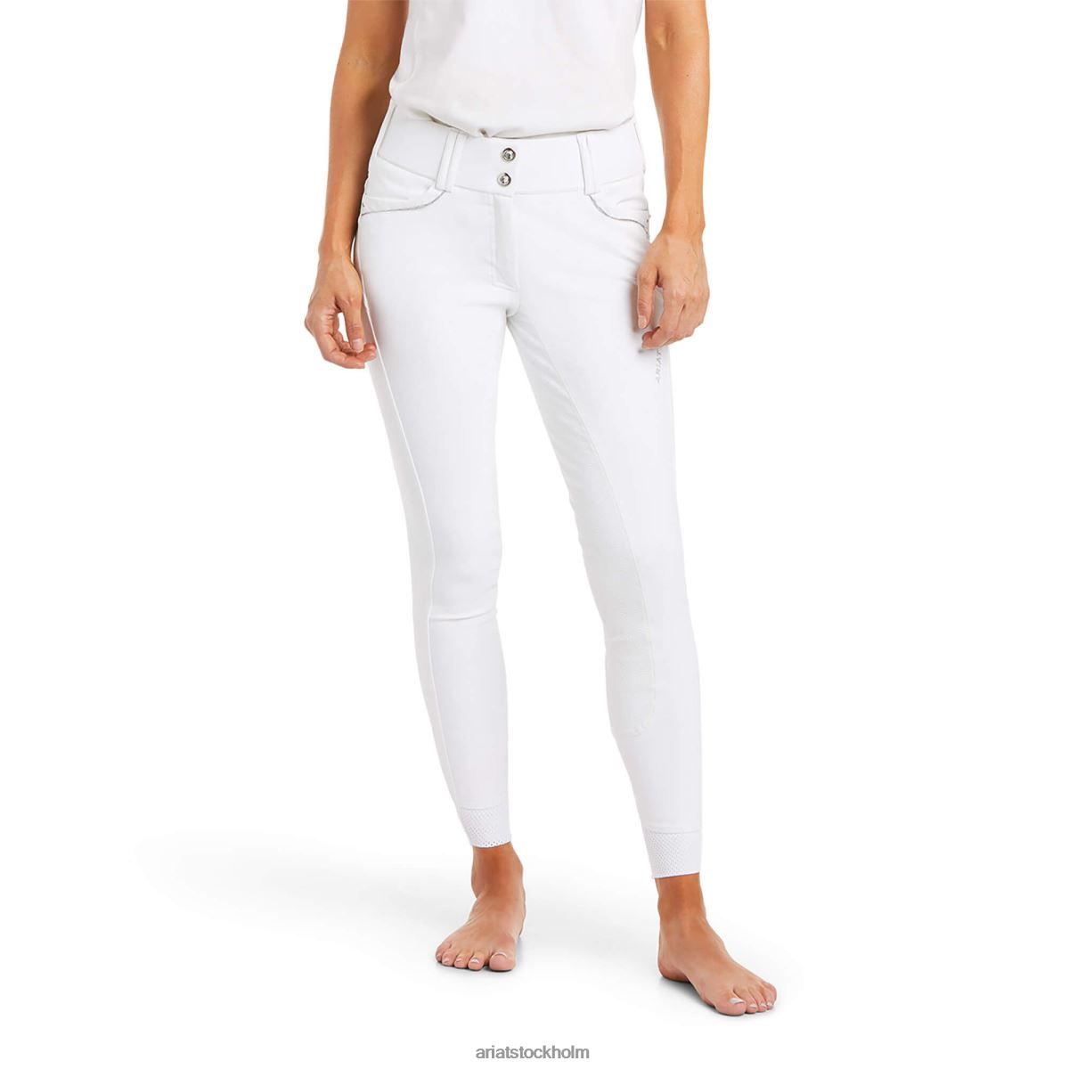 bottnar Ariat tri factor x grepp full sätesbyxa vit kvinnor F04842720