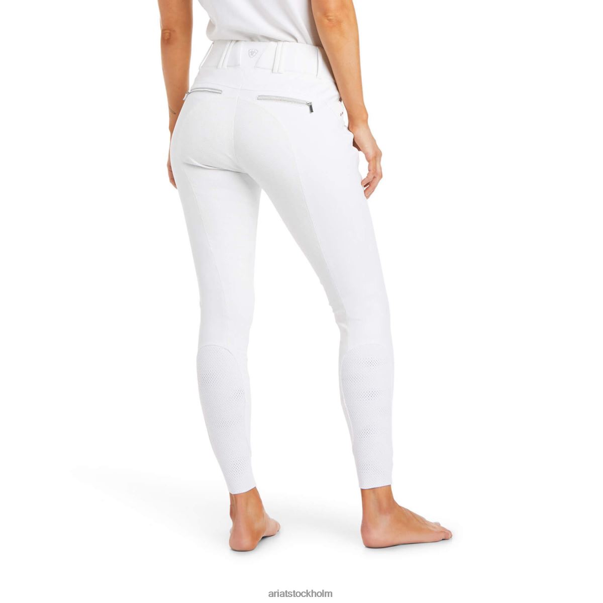 bottnar Ariat tri factor x grepp full sätesbyxa vit kvinnor F04842720