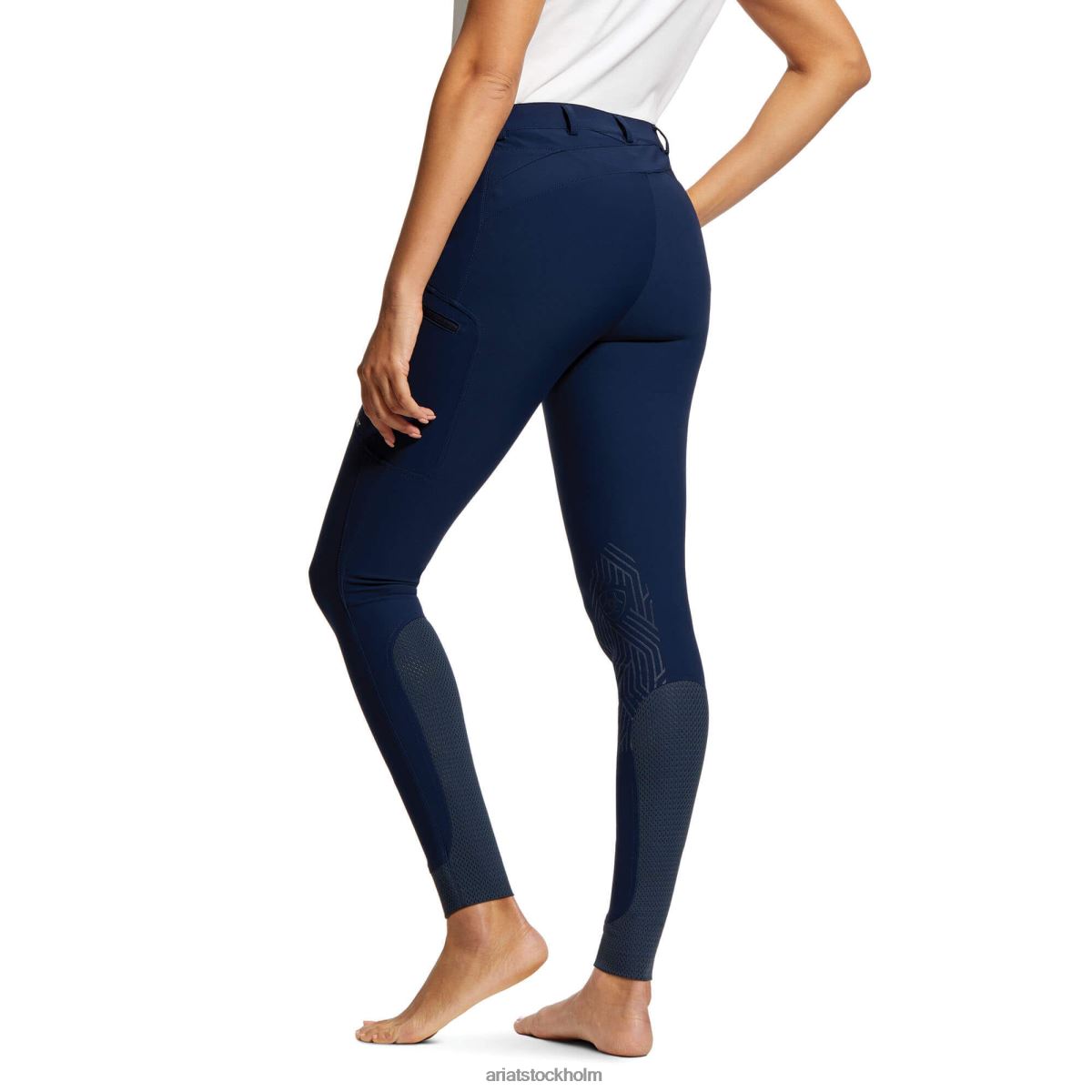 bottnar Ariat triton grepp knä patch ridbyxa Marin kvinnor F04842750