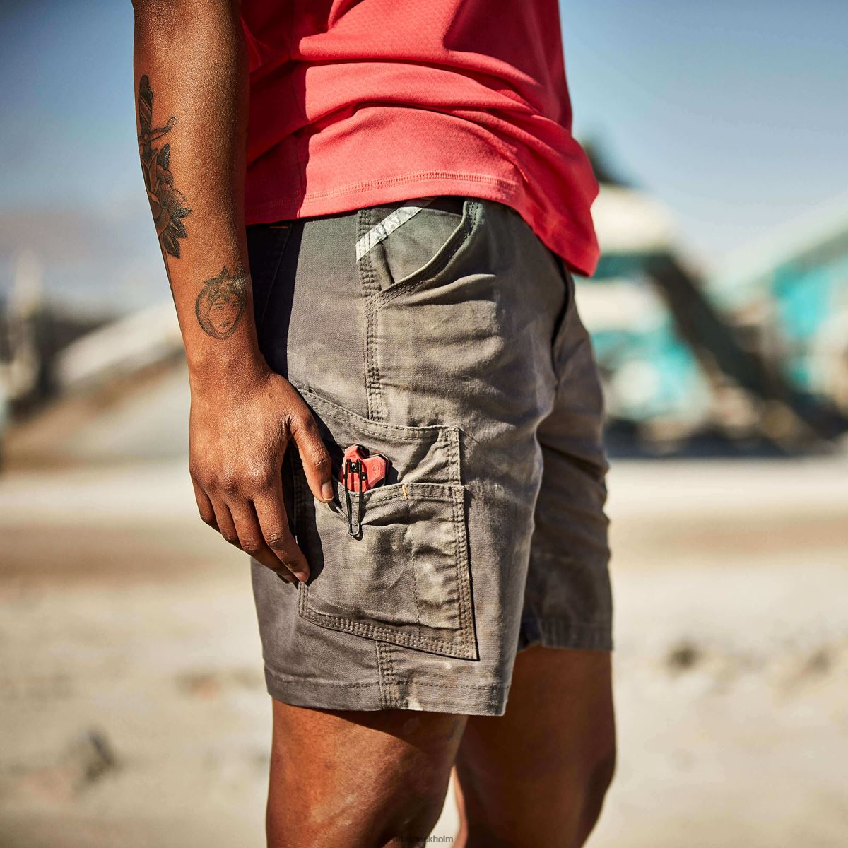 bottnar Ariat armeringsjärn durastretch gjort tuff kort armeringsjärn grå kvinnor F04842686