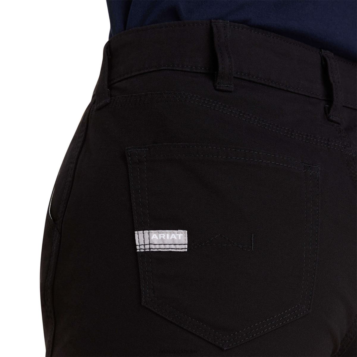 bottnar Ariat armeringsjärn durastretch gjort tuff kort svart kvinnor F04842624