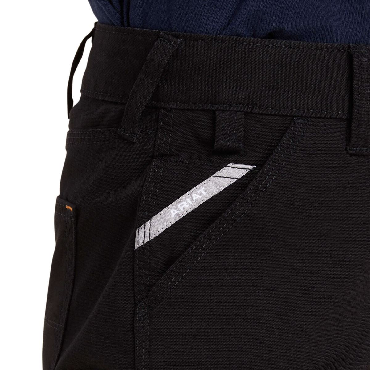 bottnar Ariat armeringsjärn durastretch gjort tuff kort svart kvinnor F04842624