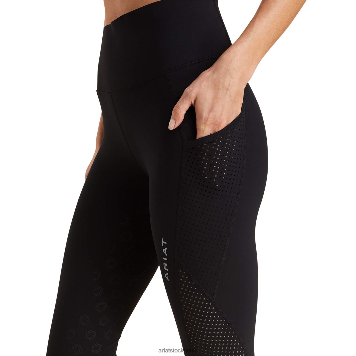 bottnar Ariat andas eos halvgrepp återvunnet material tätt svart kvinnor F04842633