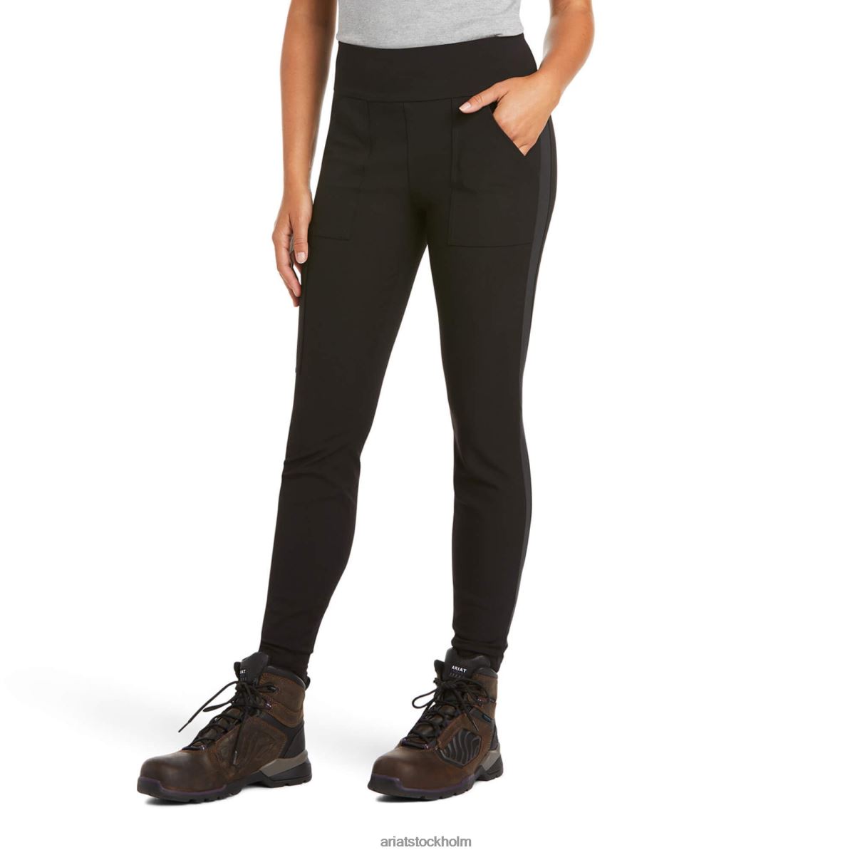 bottnar Ariat armeringsjärn durastretch nyttolegging svart kvinnor F04842723