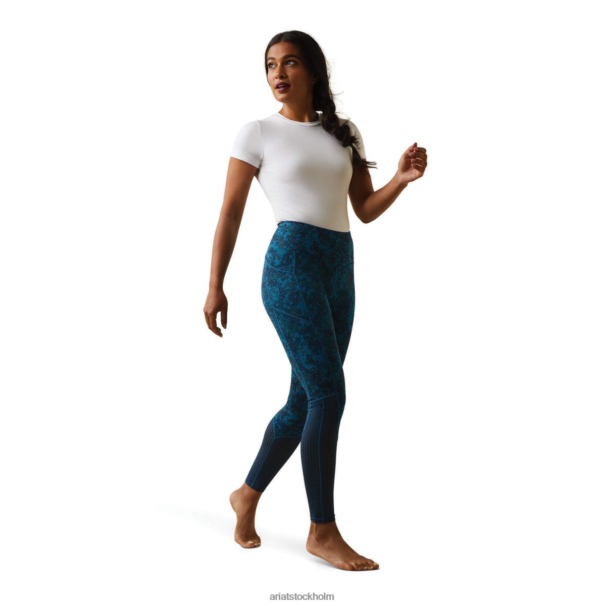 bottnar Ariat eos full seat tight djup petroleum camo blommig kvinnor F04842634