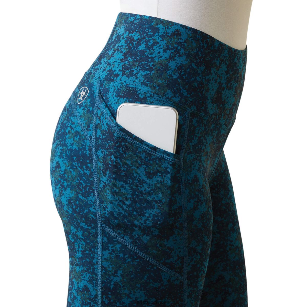 bottnar Ariat eos full seat tight djup petroleum camo blommig kvinnor F04842634