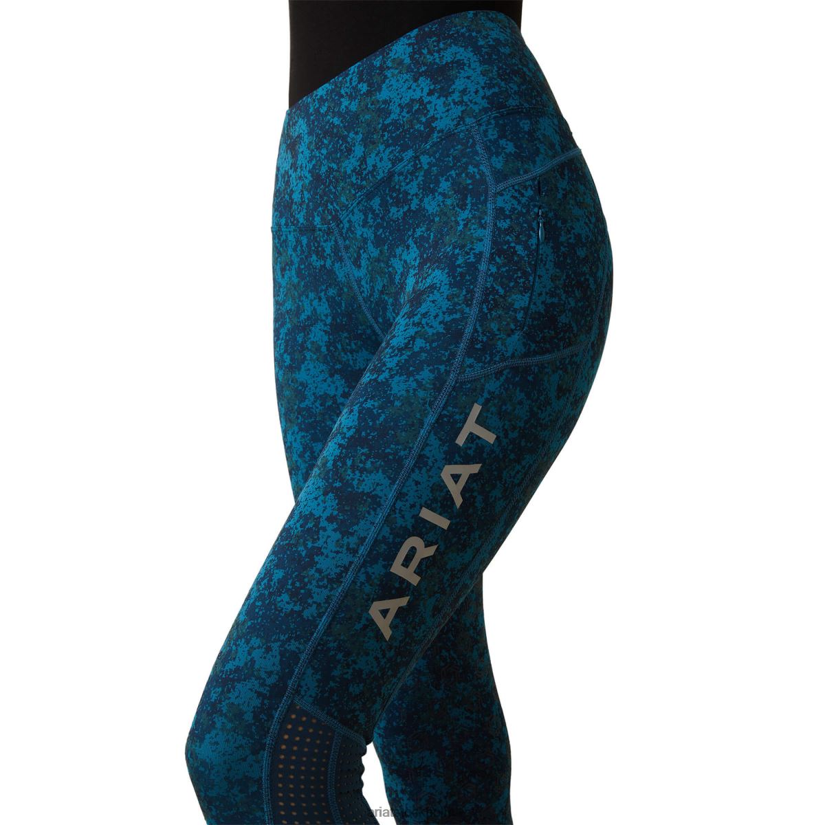 bottnar Ariat eos knälapp tight djup petroleum camo blommig kvinnor F04842627
