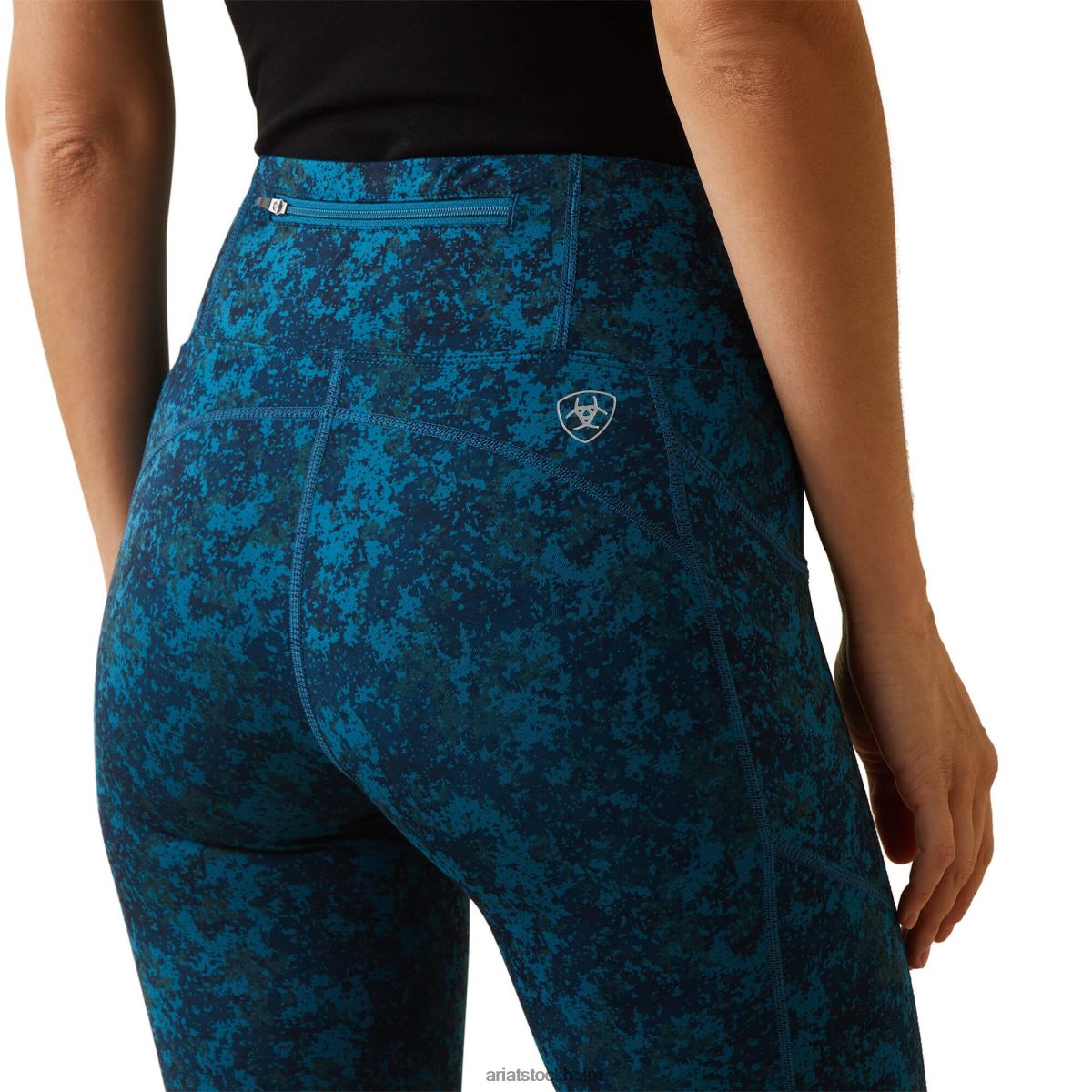 bottnar Ariat eos knälapp tight djup petroleum camo blommig kvinnor F04842627