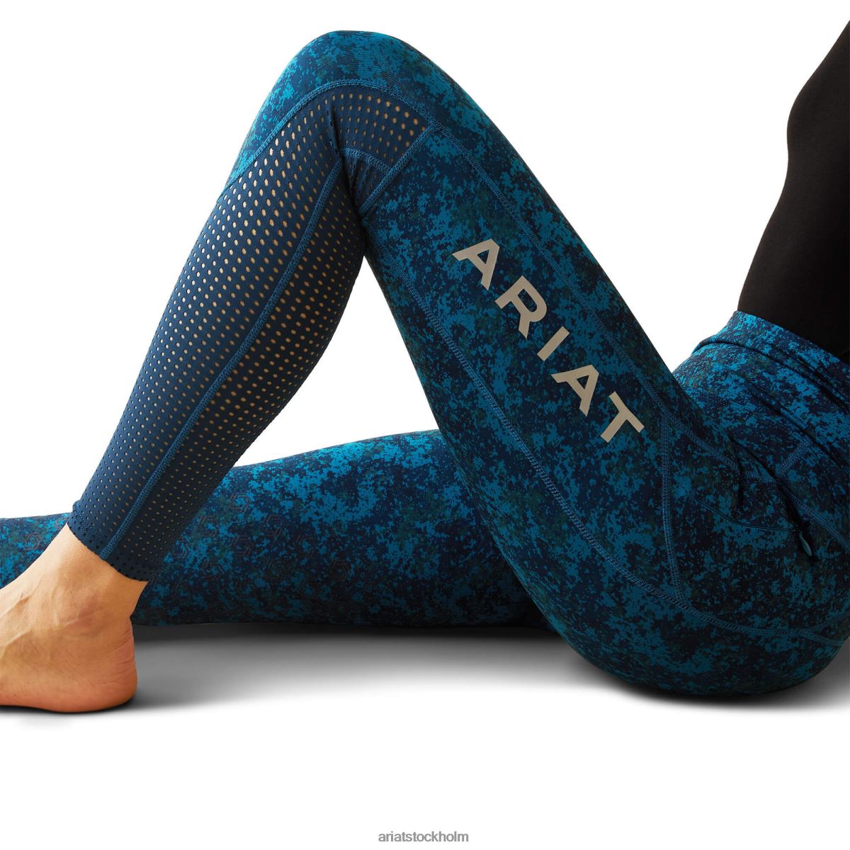bottnar Ariat eos knälapp tight djup petroleum camo blommig kvinnor F04842627