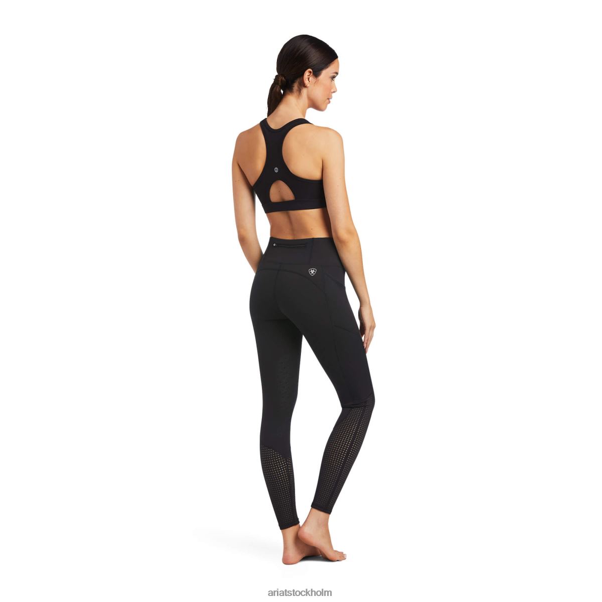 bottnar Ariat eos knälapp tight svart kvinnor F04842729