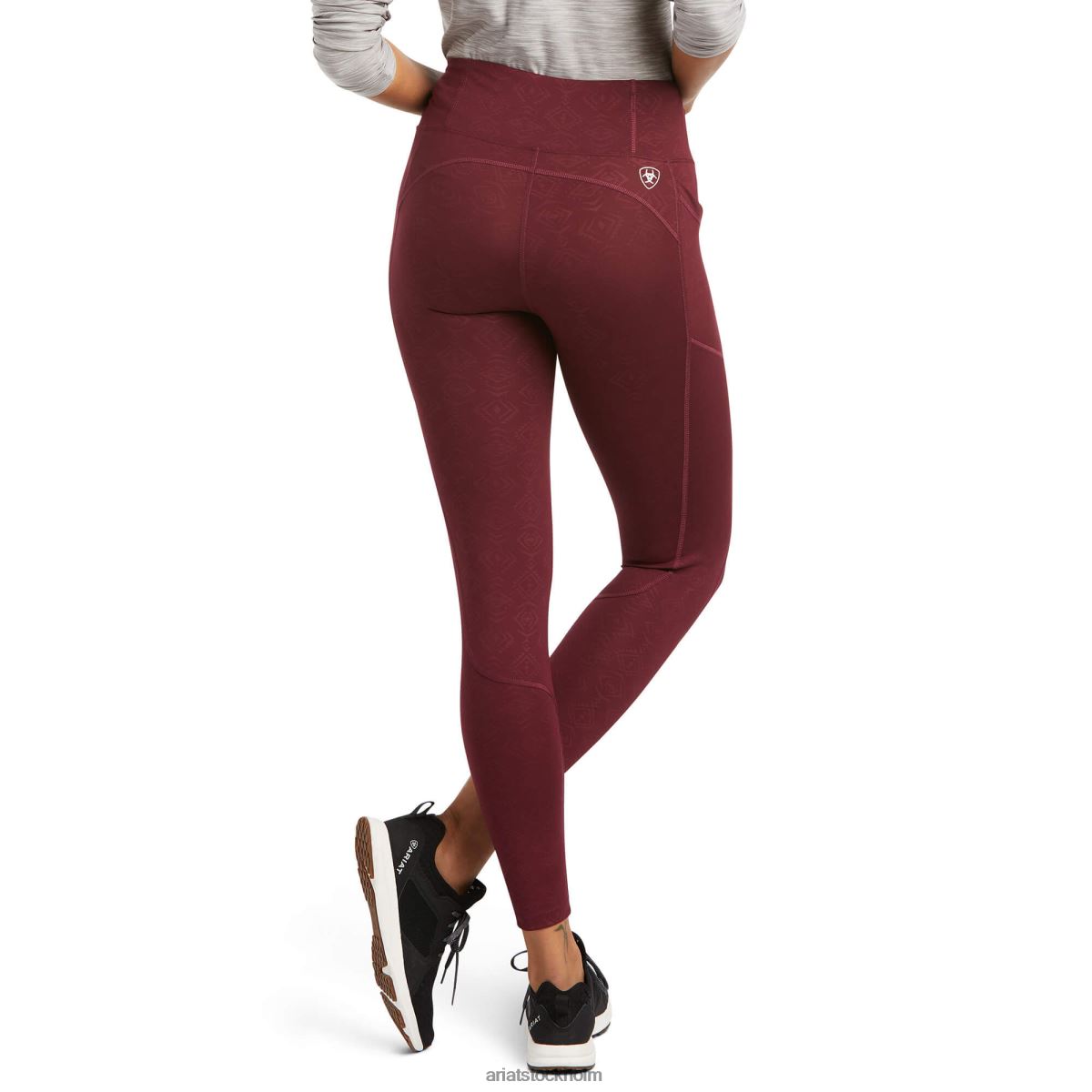 bottnar Ariat tek tight windsor vin präglad kvinnor F04842709