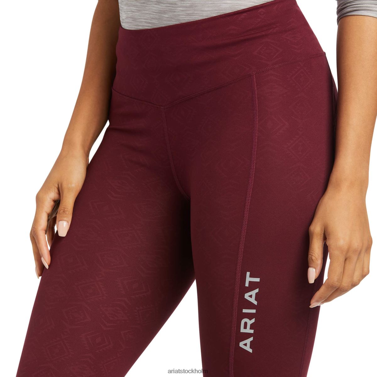 bottnar Ariat tek tight windsor vin präglad kvinnor F04842709