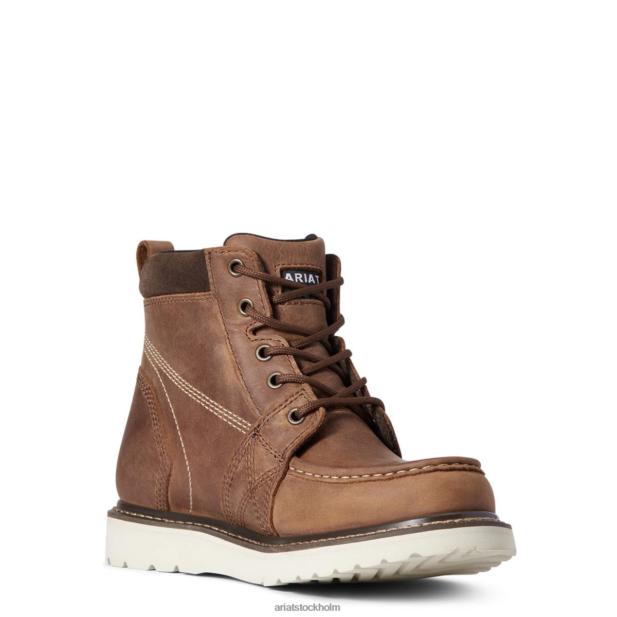 Skodon Ariat armeringsjärn wedge moc toe vattentät arbetsstövel åldrad honung kvinnor F04842365