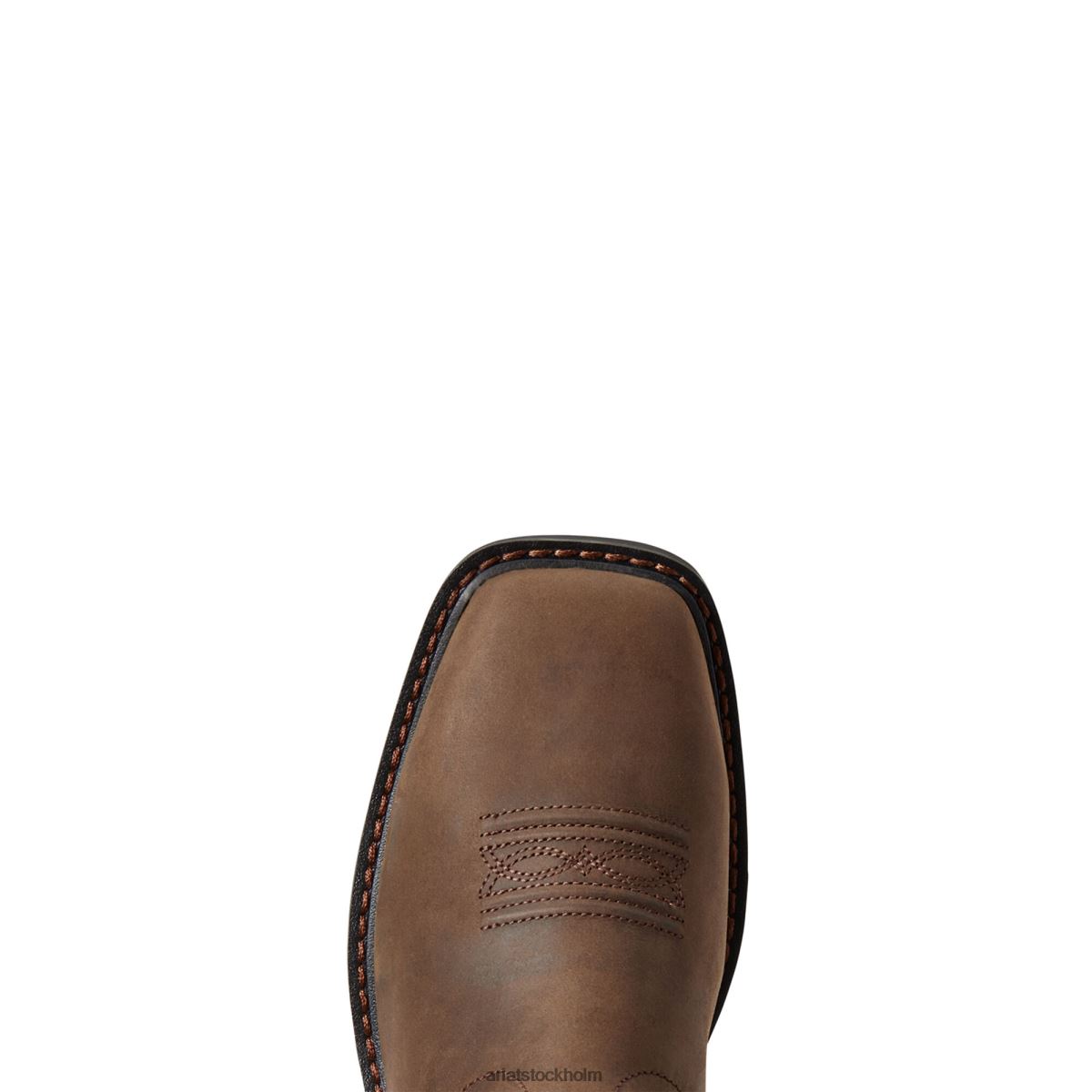 Skodon Ariat krista vattentät ståltå arbetsstövel mörkbrun kvinnor F04842364