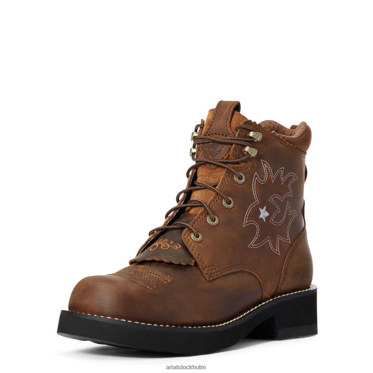 Skodon Ariat probaby lacer boot drivved brun kvinnor F04842179