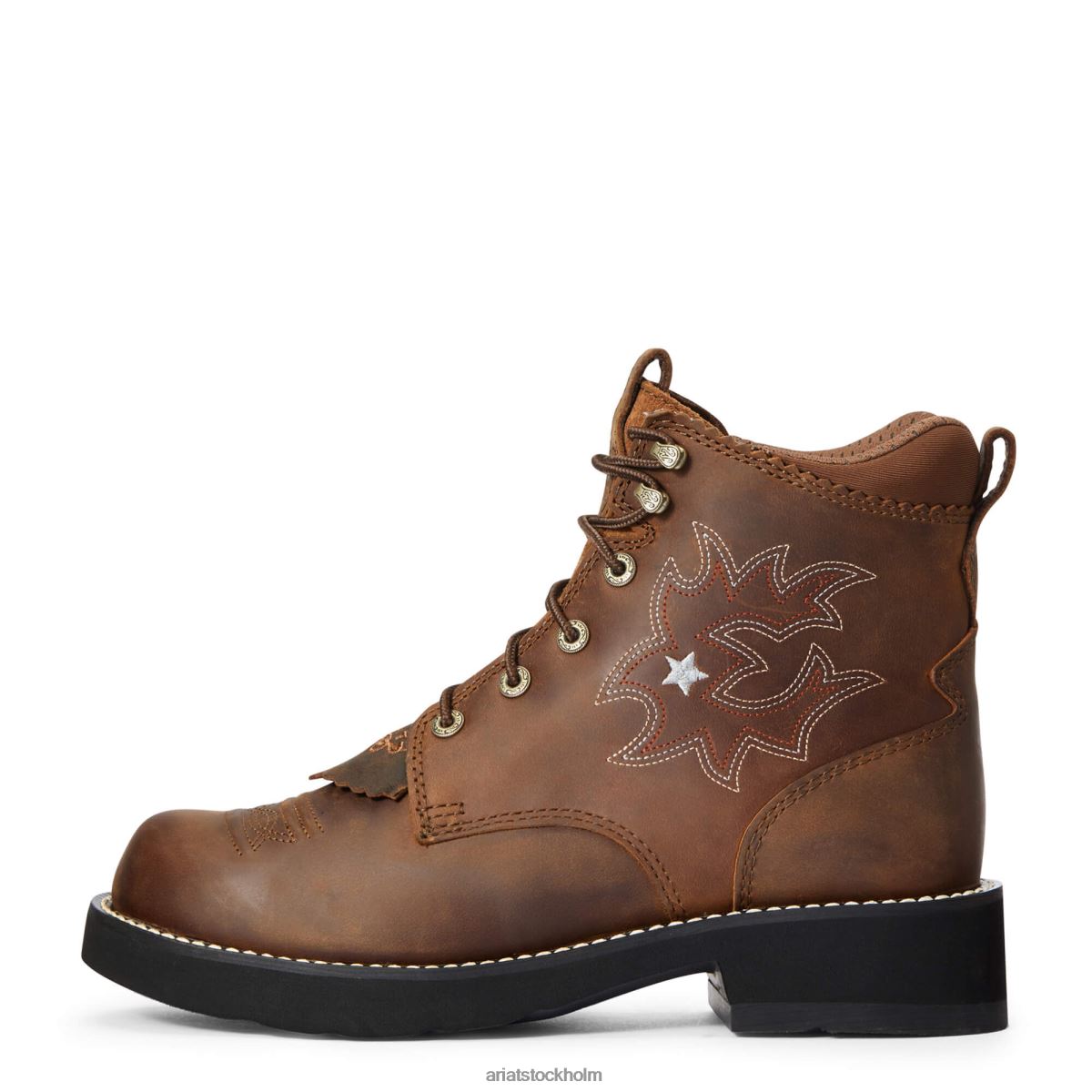 Skodon Ariat probaby lacer boot drivved brun kvinnor F04842179